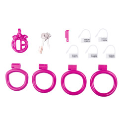 CockLock Cage de chasteté courte LYFY 4 x 3.3cm Rose